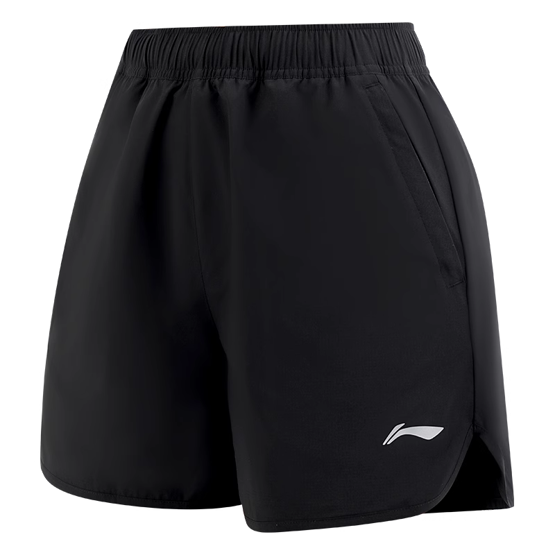 Li Ning Beach Shorts Women's Black Thin