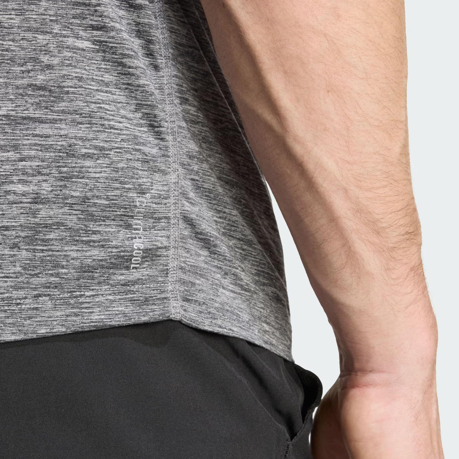 Adidas Free Shipping With AdiClub Own The Run Melange Tee