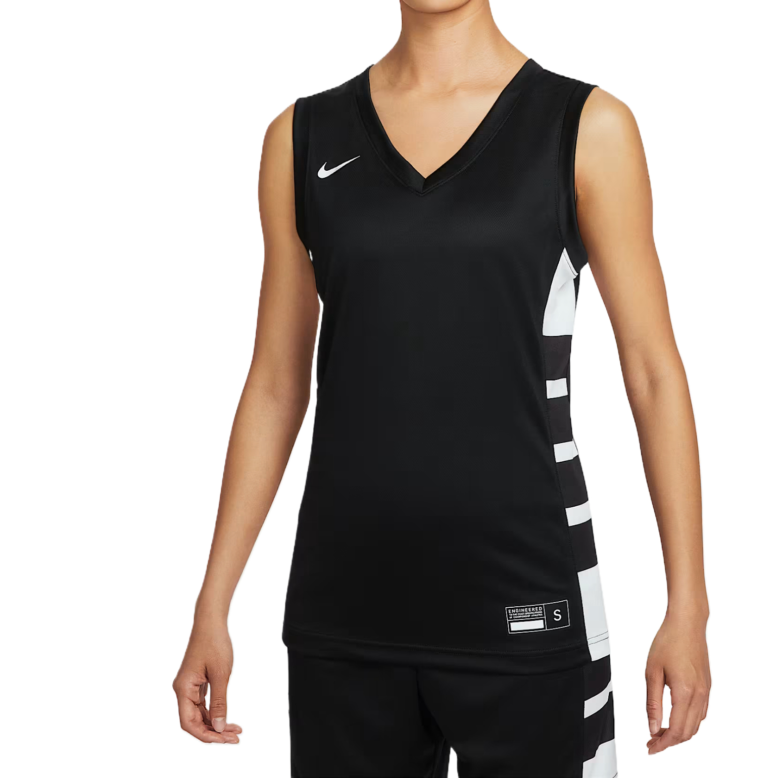 Nike Dri Fit Elite Power Basketball Jersey Women's Team Black