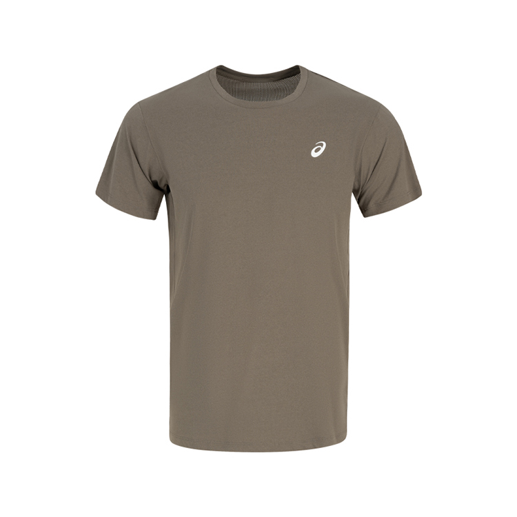 ASICS Running T Shirt Men’s Dark Brown