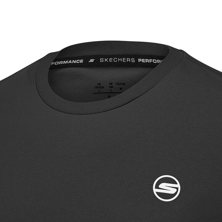 Skechers GODRI T Shirt Men’s Carbon Black
