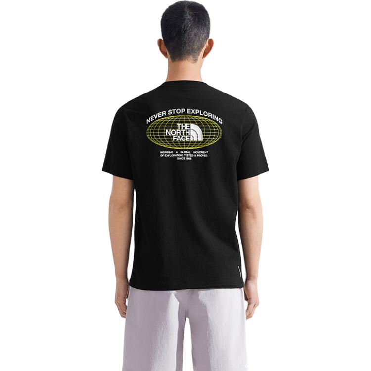THE NORTH FACE Quick Dry T Shirts Men's Cosmic Black