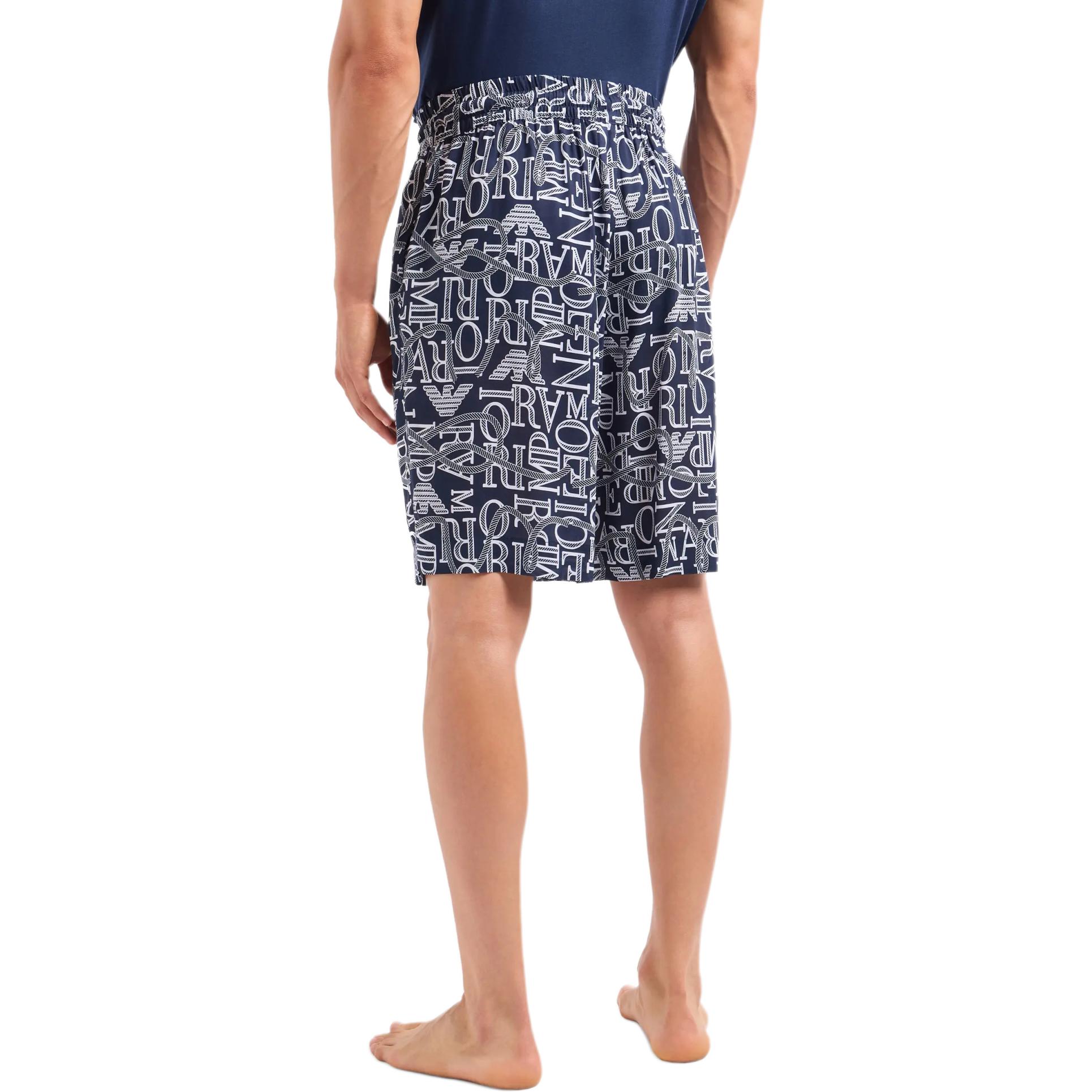 EMPORIO ARMANI SS24 Beach Shorts Men’s Marine Blue
