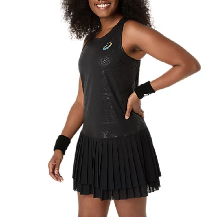 ASICS Tennis Tops Women’s Black Crew Neck Moderate