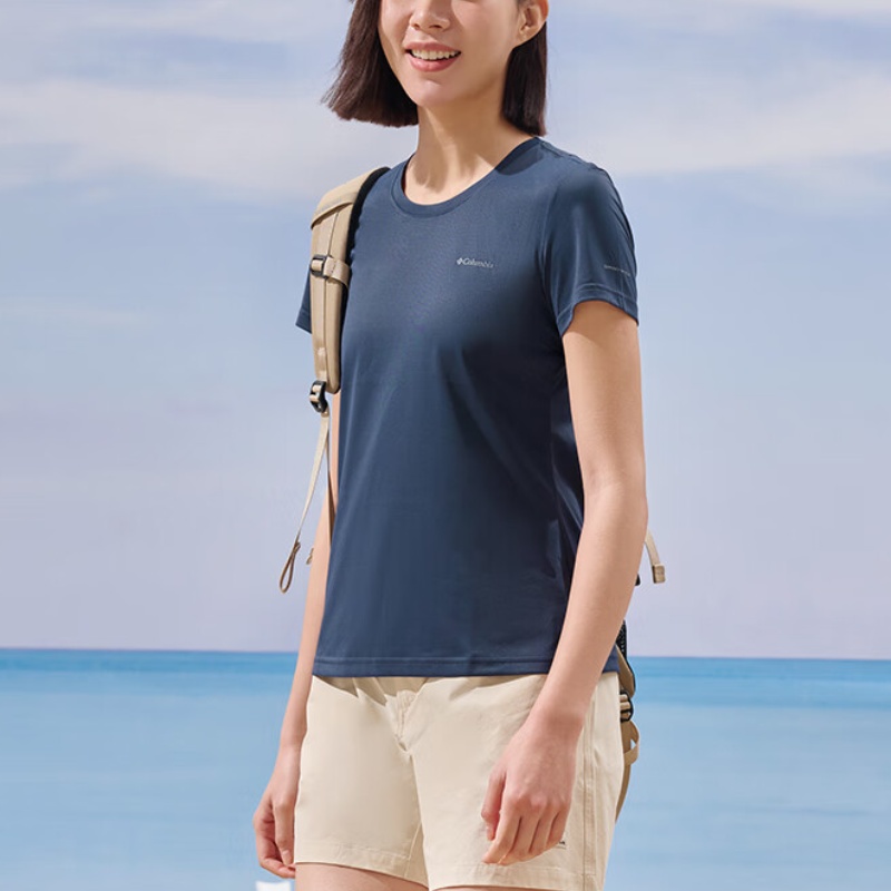Columbia City Outdoor Collection Regular Running T Shirt Women’s Marine Blue