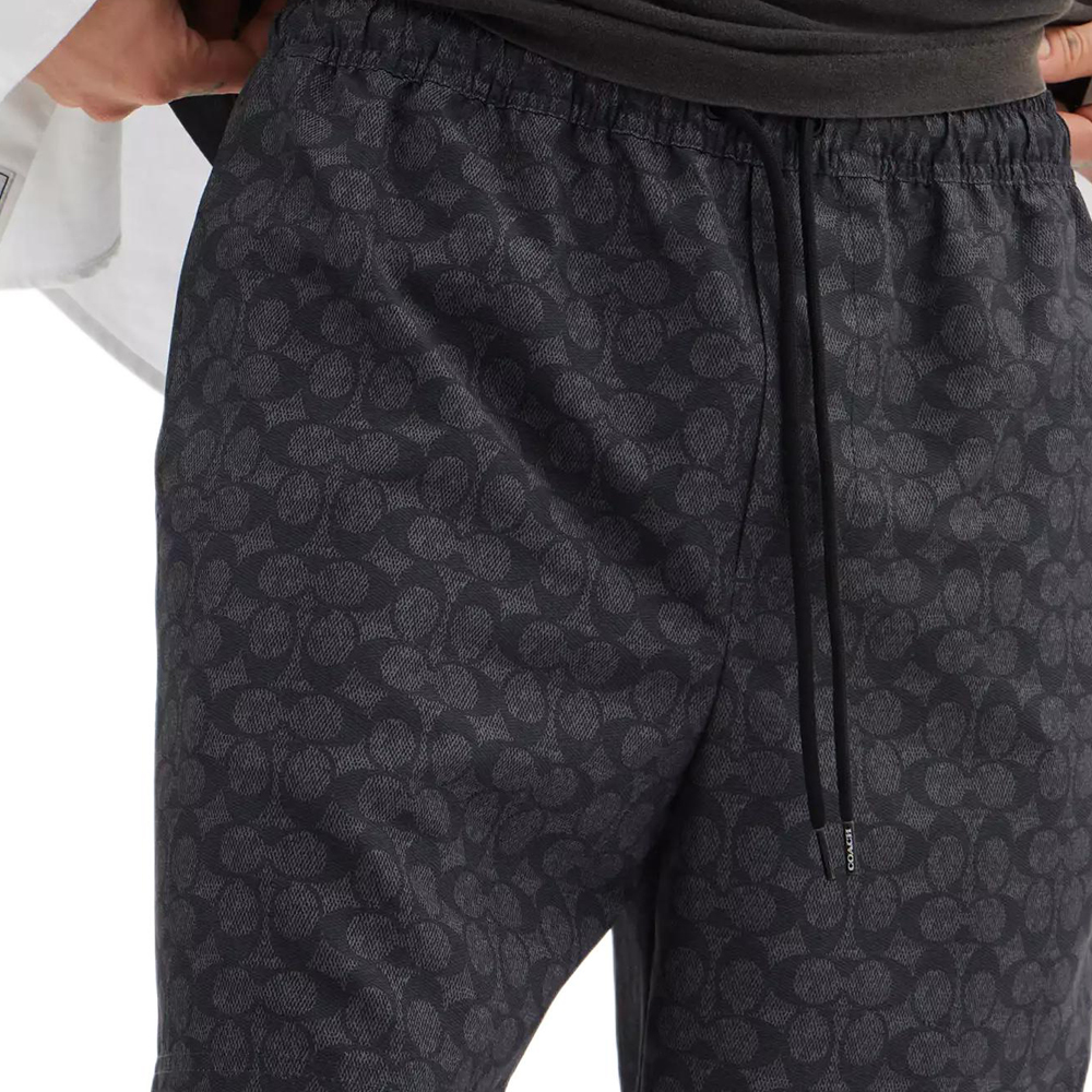 COACH SS25 Beach Shorts Men’s Black