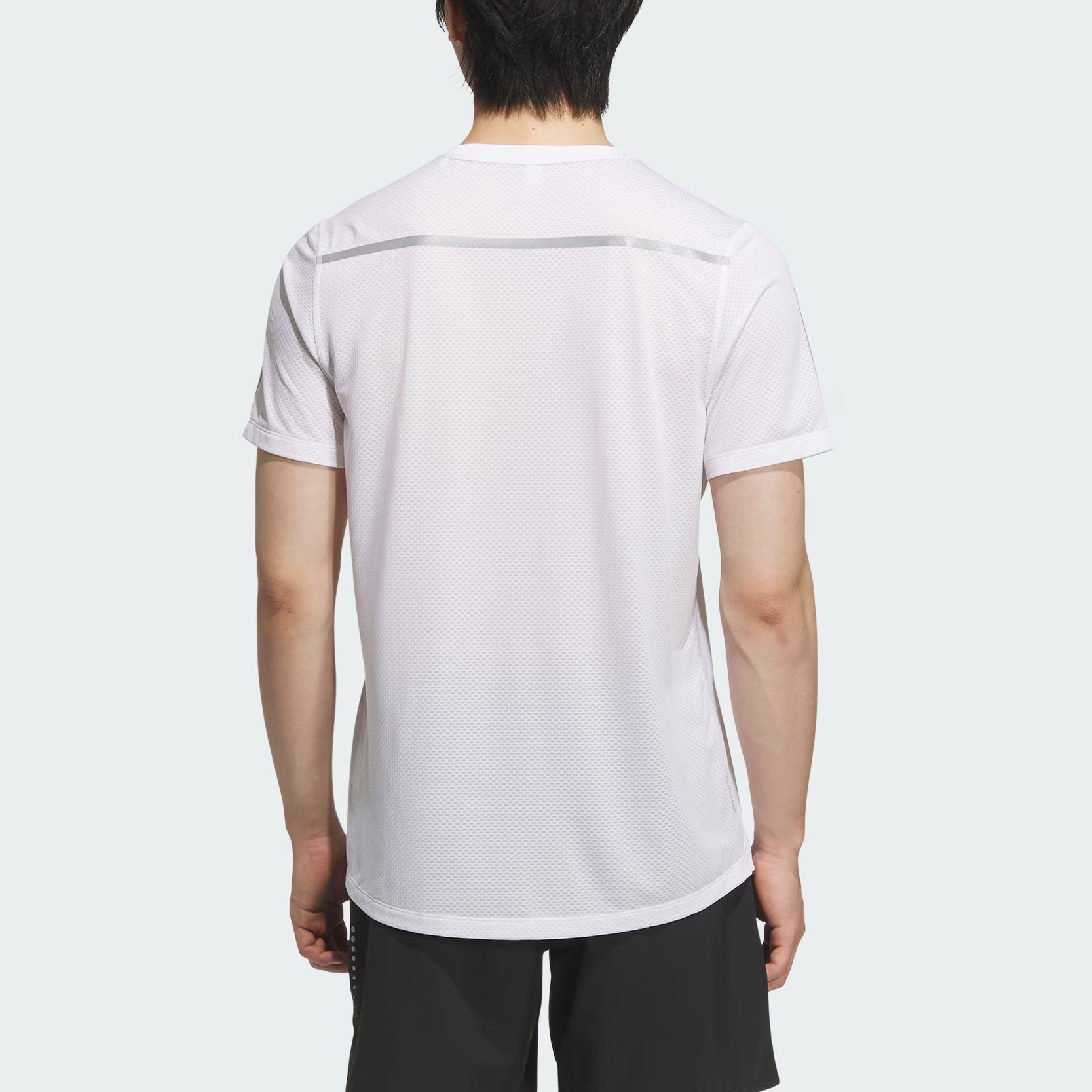 Adidas Own The Run Climacool COOLER Running T Shirt Men’s White/Dark Silver Gray