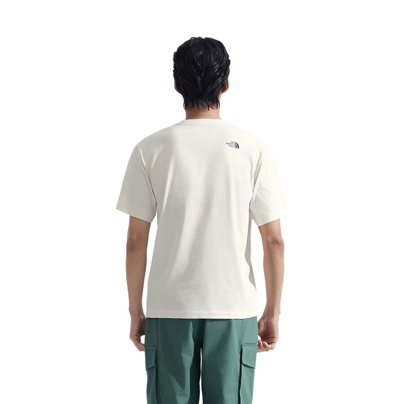 THE NORTH FACE NEVER STOP Exploring Quick Dry T Shirts Unisex Dune White