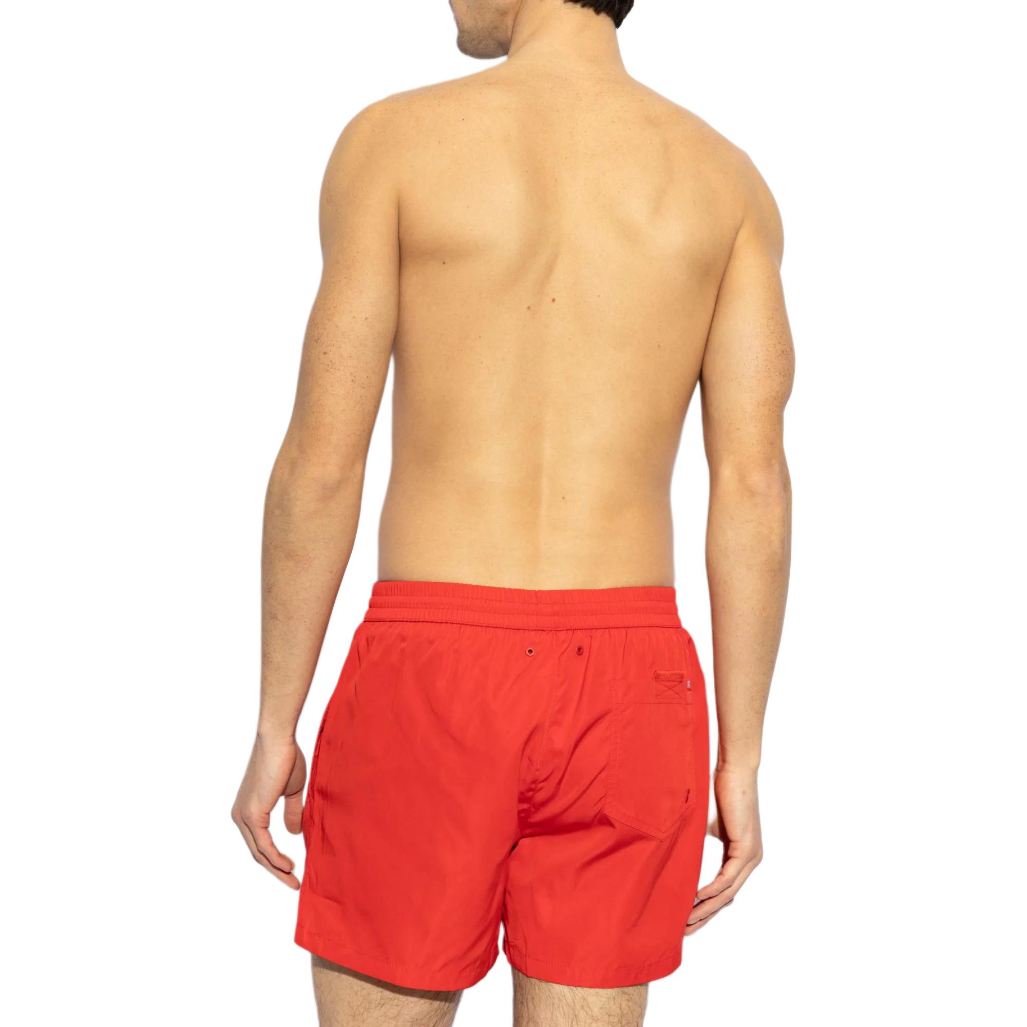 DIESEL Ken 37 D Core Logo Printed Drawstring Swim Shorts