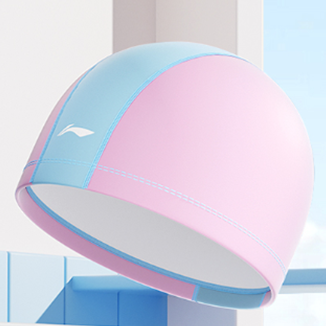 Li Ning Swimming Caps Kids’ Shooting Stars Pink