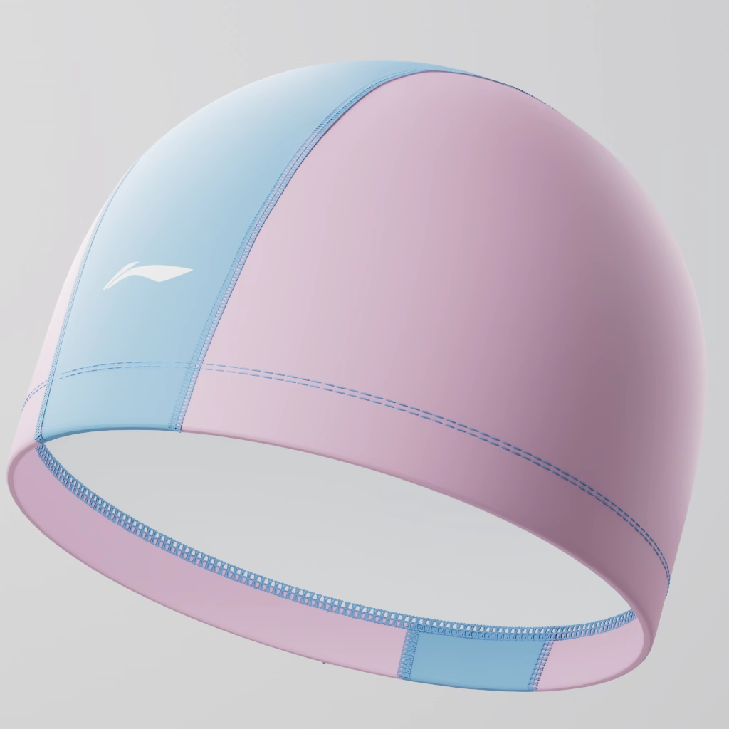 Li Ning Swimming Caps Kids’ Shooting Stars Pink