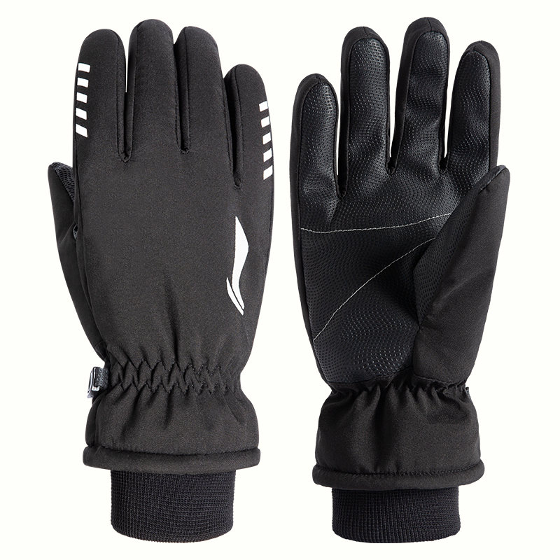 Li Ning Windproof And Waterproof, Lining Fleece Lined, Touchscreen Design Riding Equipment Outdoor Unisex