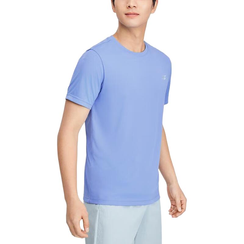 Skechers Basic Sports Collection SS23 T Shirt Men’s Persian Sapphire Blue