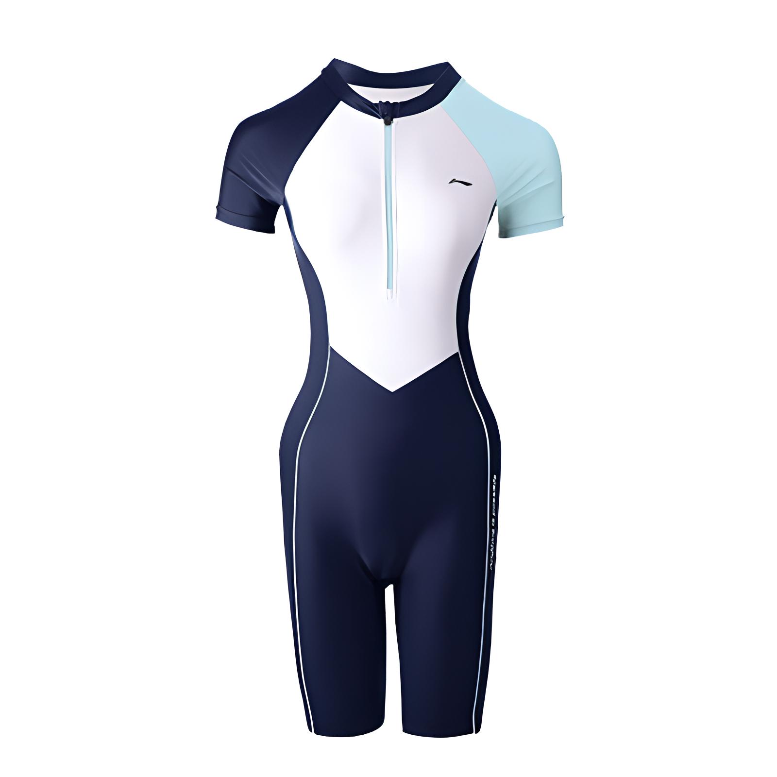 Li Ning One piece Swimsuit Women’s Blue White