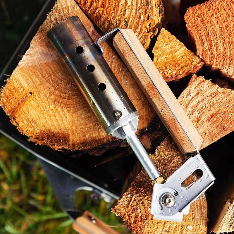 Snow Peak Barbecue Supplies Blow Torch Gun Stainless Steel