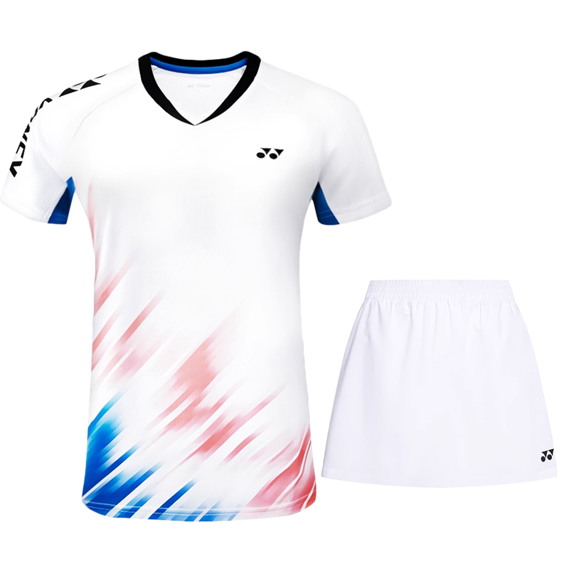 YONEX Badminton Jerseys Women's V Neck Moderate