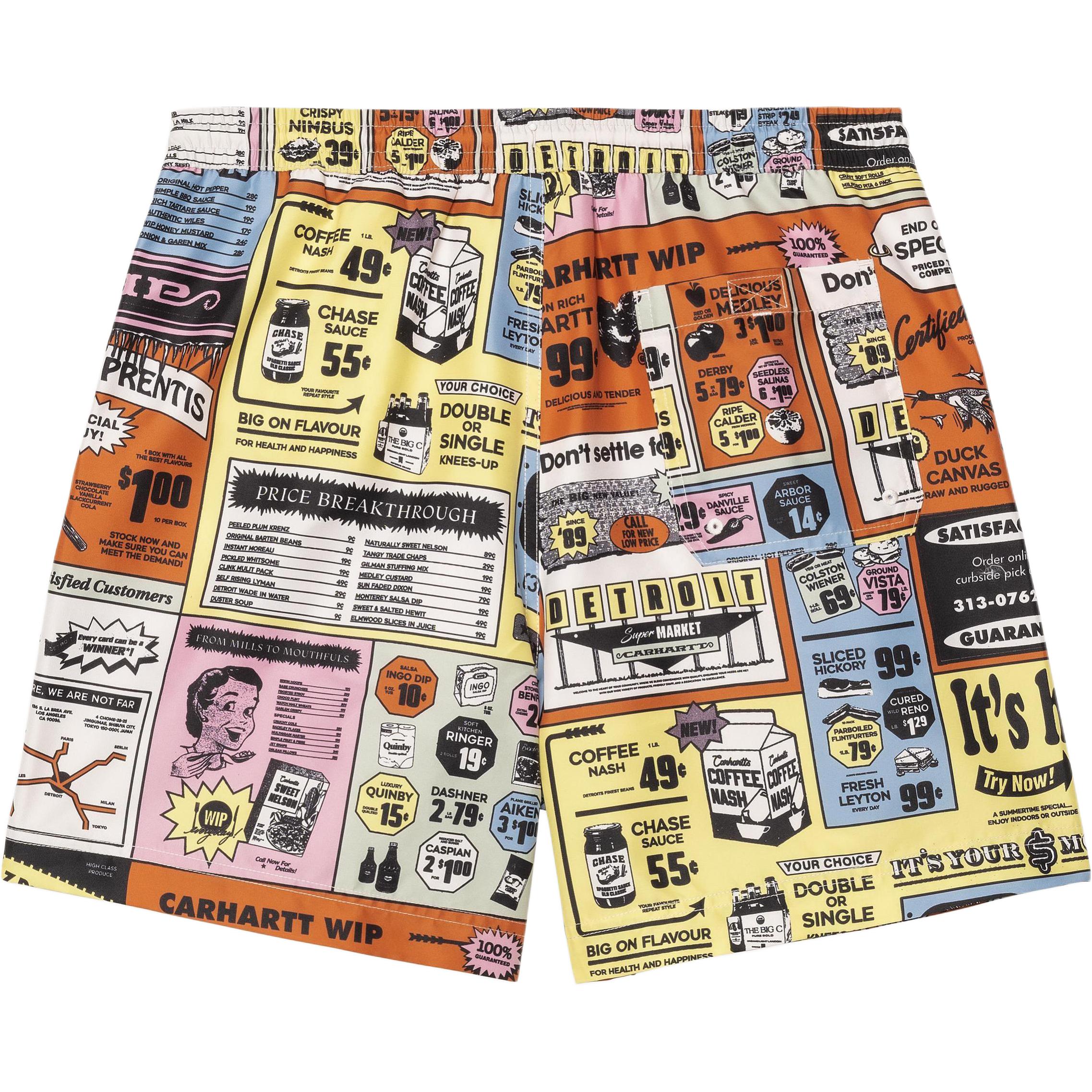 Carhartt WIP SS25 Slater Swim Trunks Swimming Shorts Men’s Multicolor