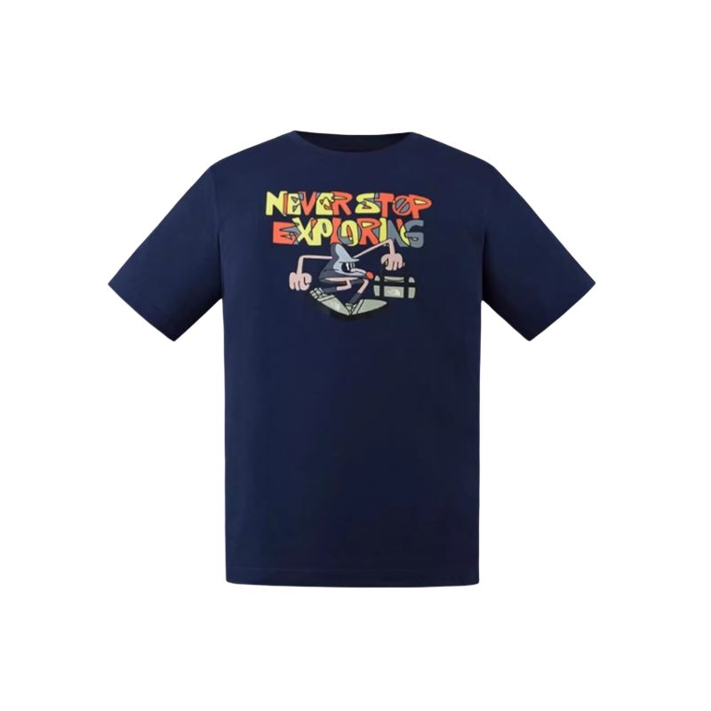 THE NORTH FACE NEVER STOP Exploring Quick Dry T Shirts Unisex The North Face Summit Blue