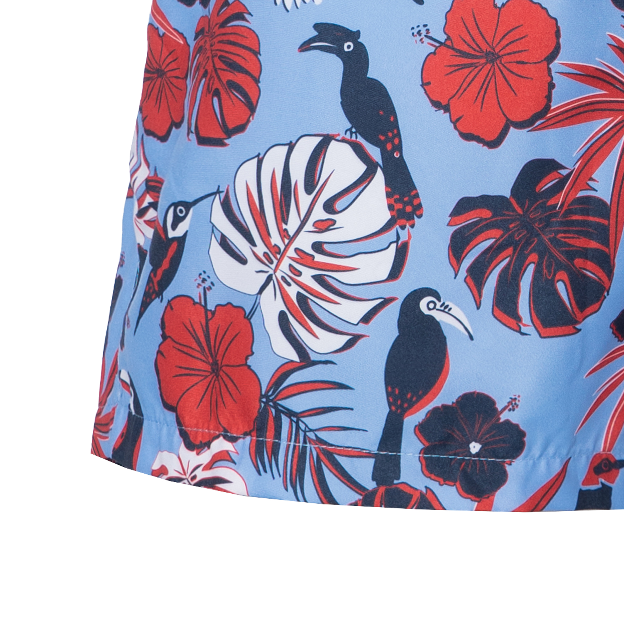 Hugo Boss Piranha floral-print swim shorts