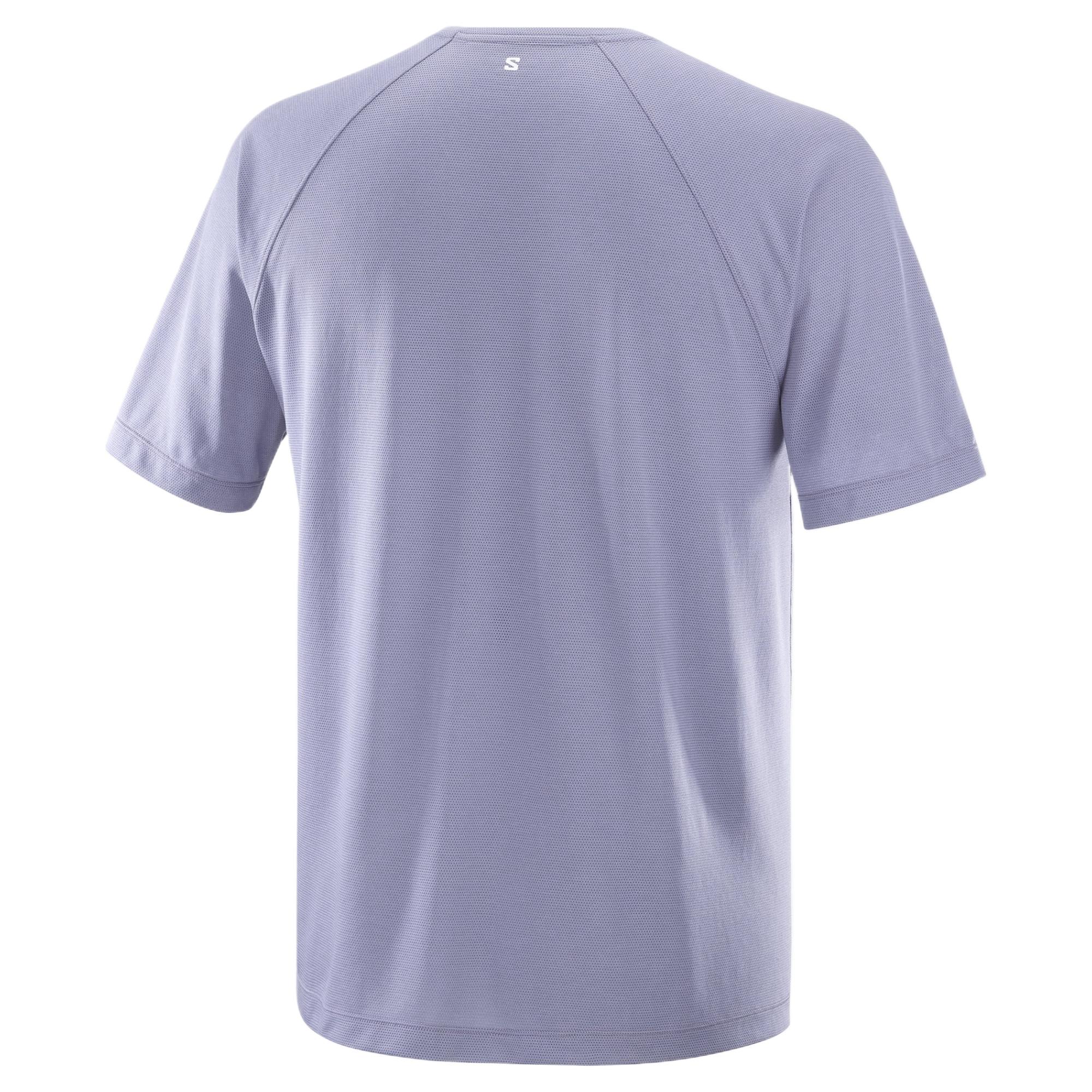 SALOMON Quick Dry T Shirts Men’s Blue Granite