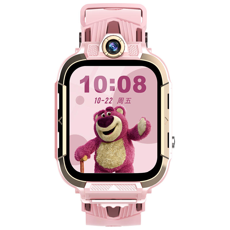 Disney Strawberry Bear Series Smart Watches Supports Card Insertion Available For Download Unisex