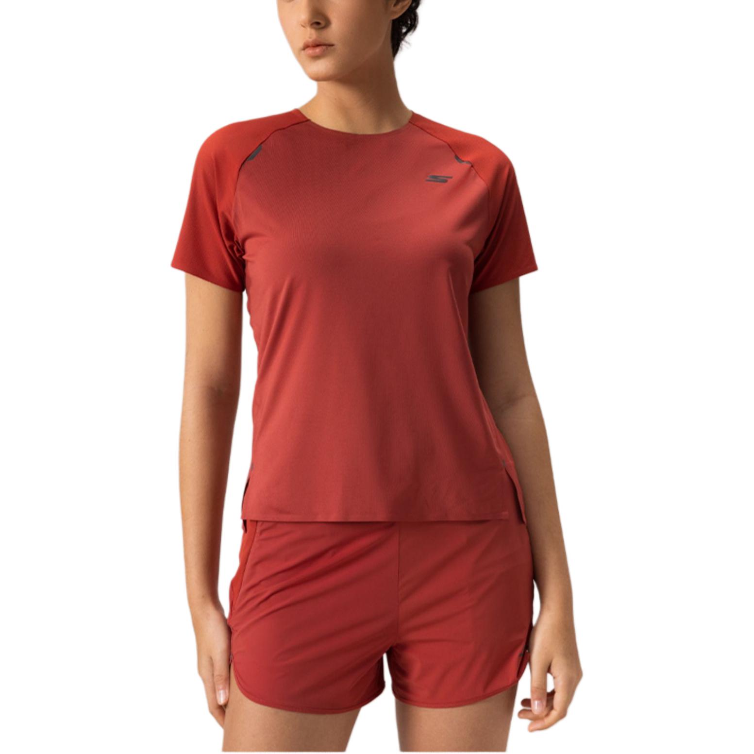 Skechers T Shirt Women’s Hematite Red