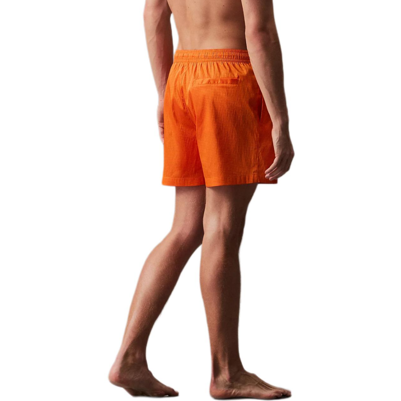 CALVIN KLEIN Swimming Shorts Europe Version Men’s Dark Saffron Multicolor