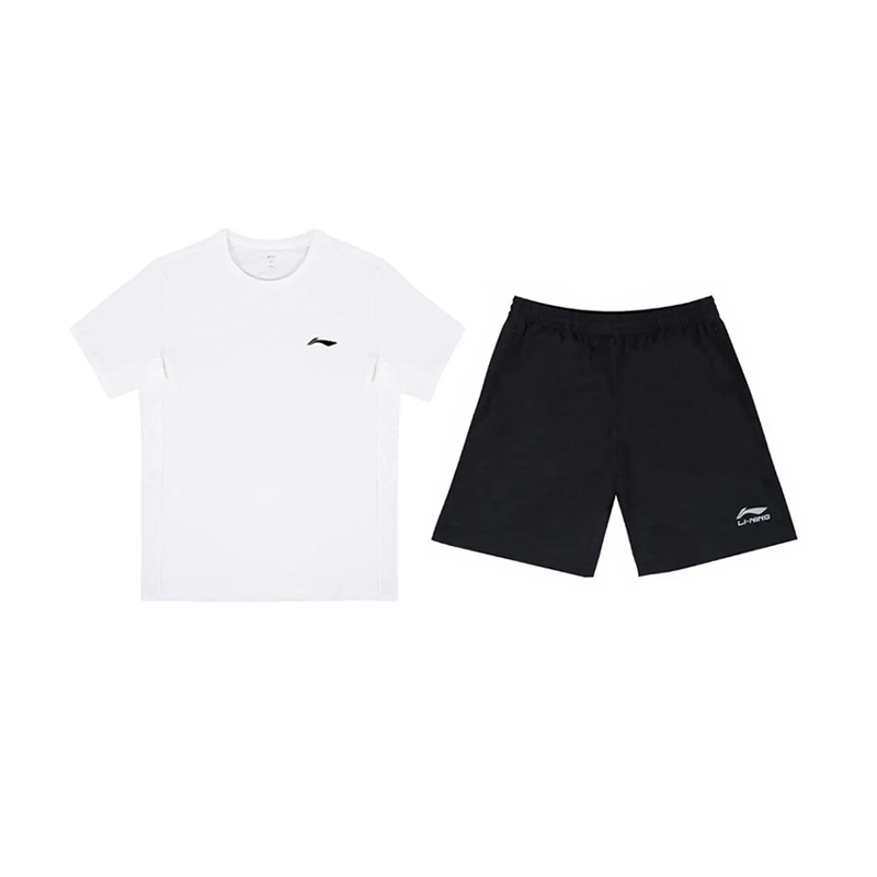 Li Ning Casual Sportswear Unisex White+Black