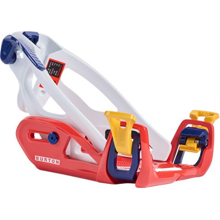 BURTON 24/25 STEP On GROM Ski Bindings Kids’ Red Blue White