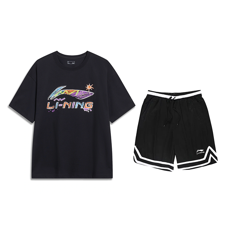 Li Ning Casual Sportswear Unisex Black