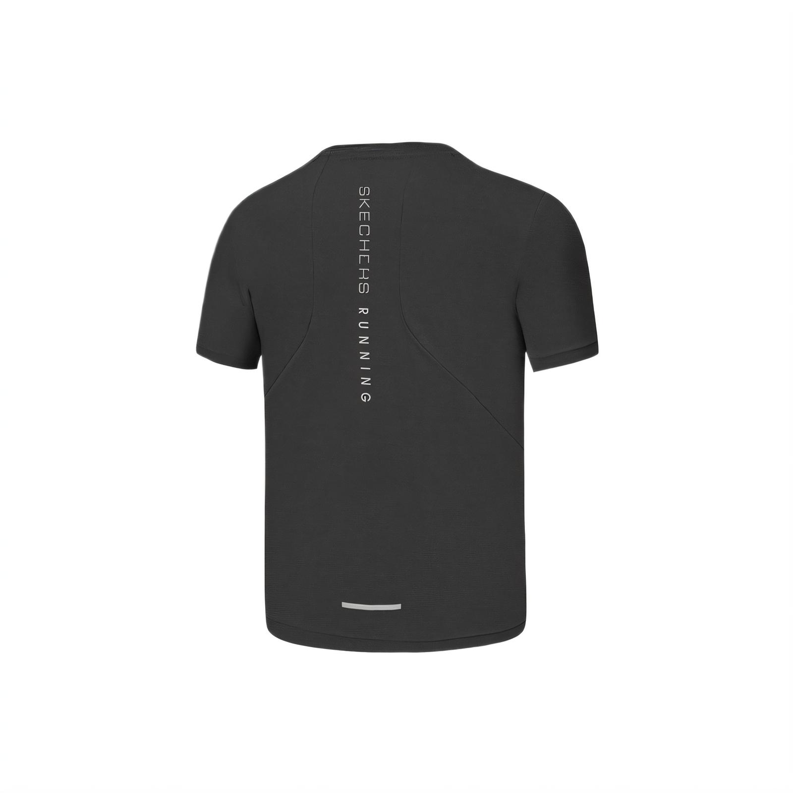 Skechers Quick Dry T Shirts Men’s Carbon Black 0018