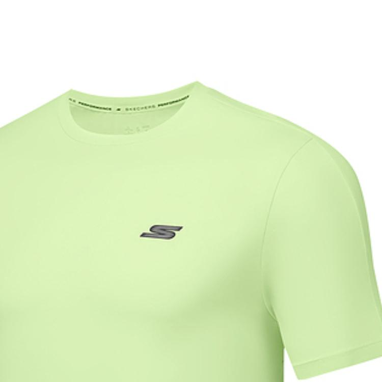 Skechers GODRI T Shirt Men’s Gray Green 013E