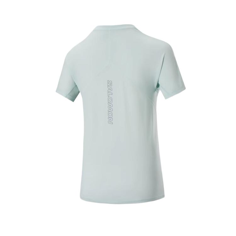 SALOMON Quick Dry T Shirts Women’s Mist Blue