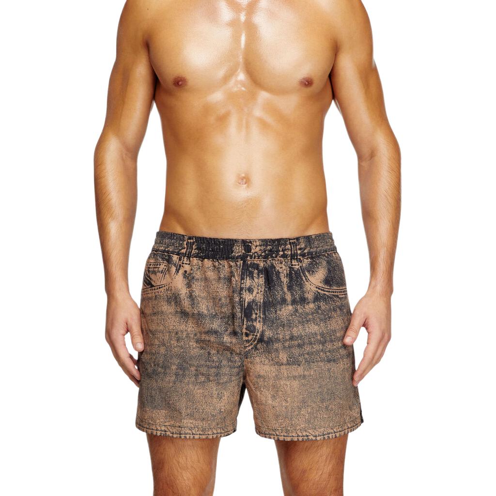 DIESEL Ken 37 Dnm Mid Length Swim Shorts