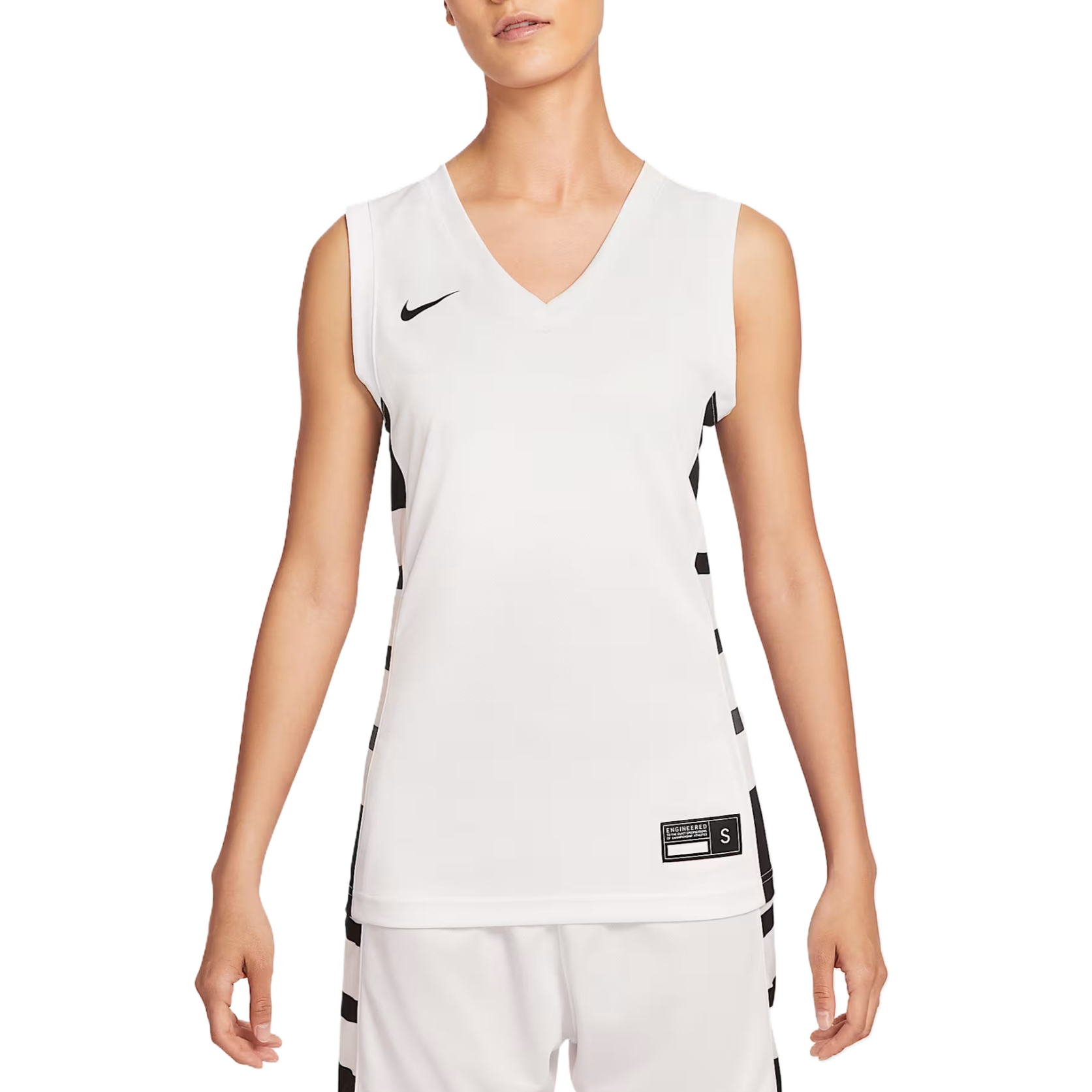 Nike Dri Fit ElitePower Basketball Jersey Women's White