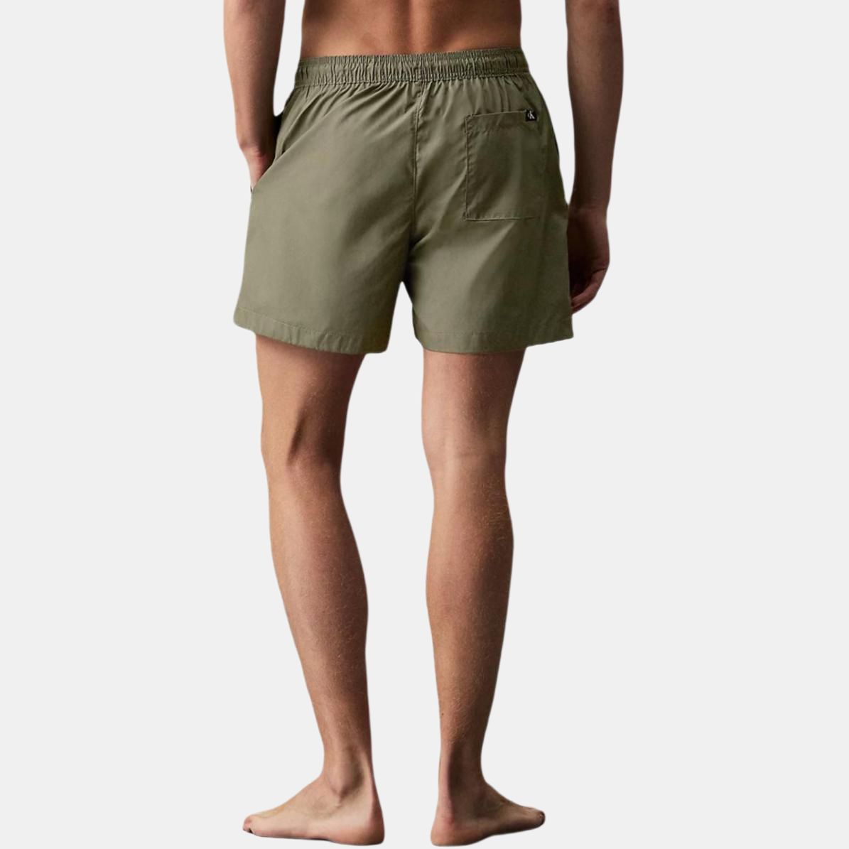 CALVIN KLEIN Swimming Shorts Europe Version Men’s Dark Olive