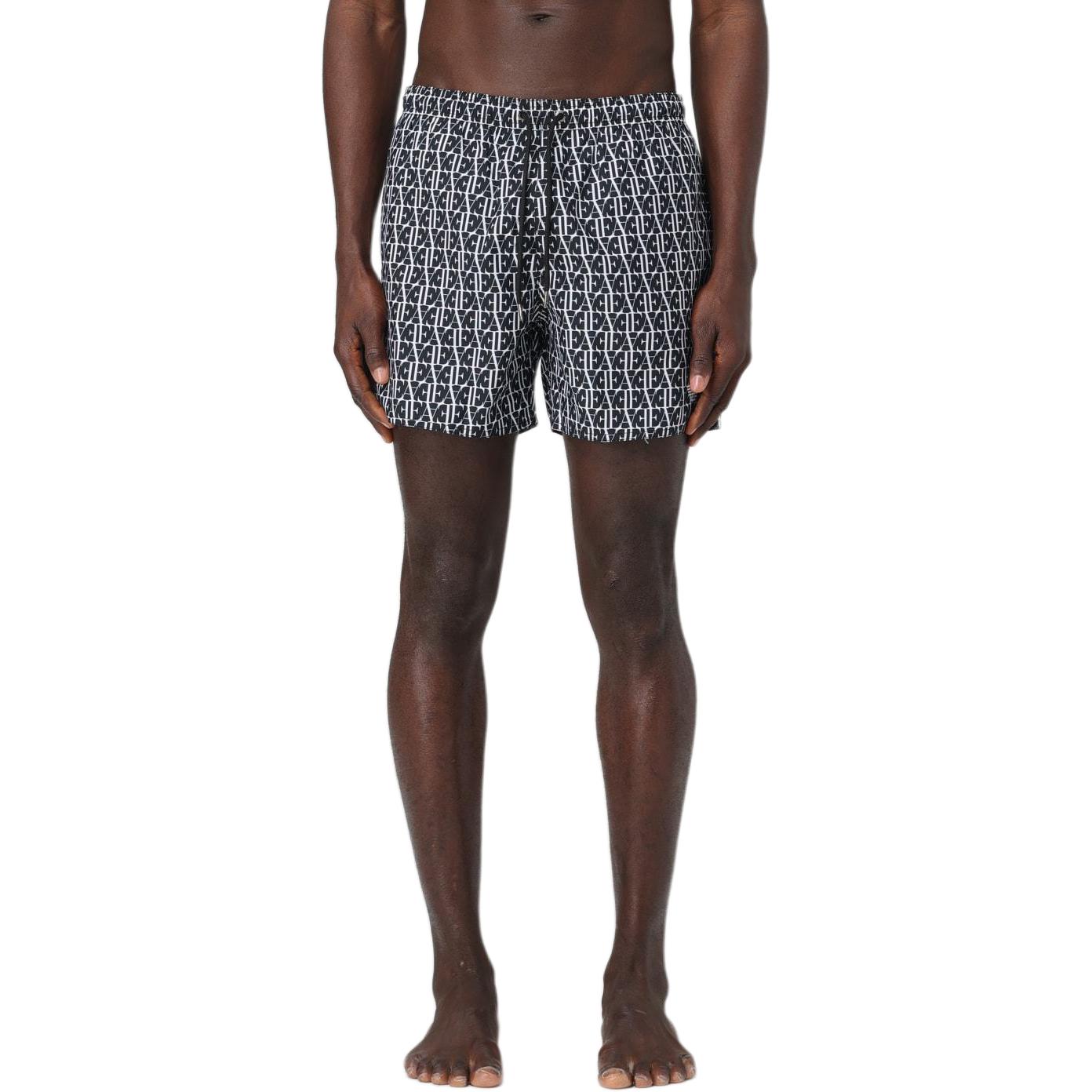 EMPORIO ARMANI Logo-print Drawstring Swim Shorts