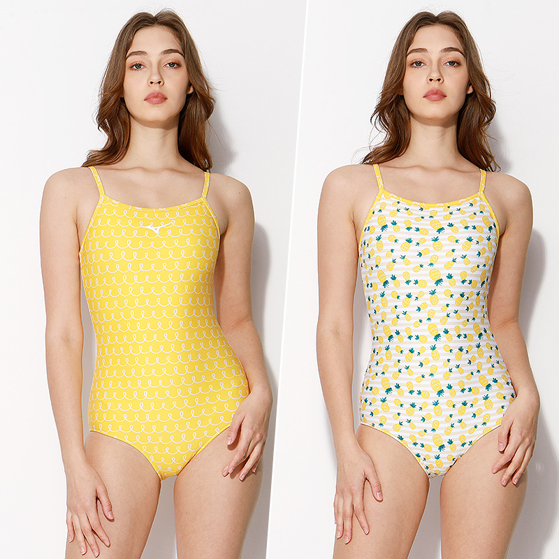 Mizuno One piece Swimsuit Women’s Golden Pineapple