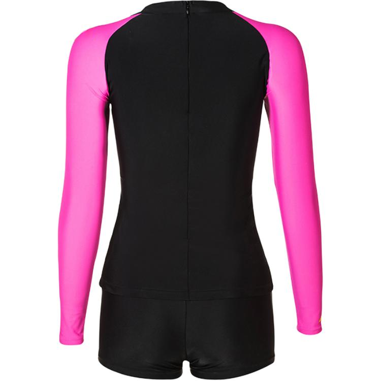 Li Ning Two Piece Swimsuit Women’s Black Rose Red
