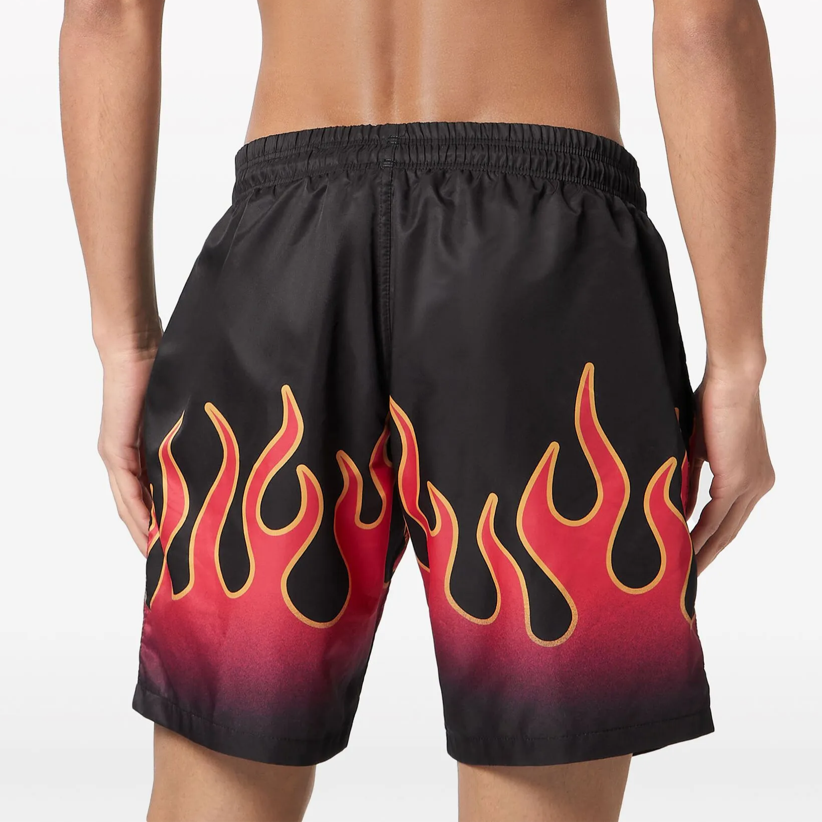 Philipp Plein flame-print swim shorts