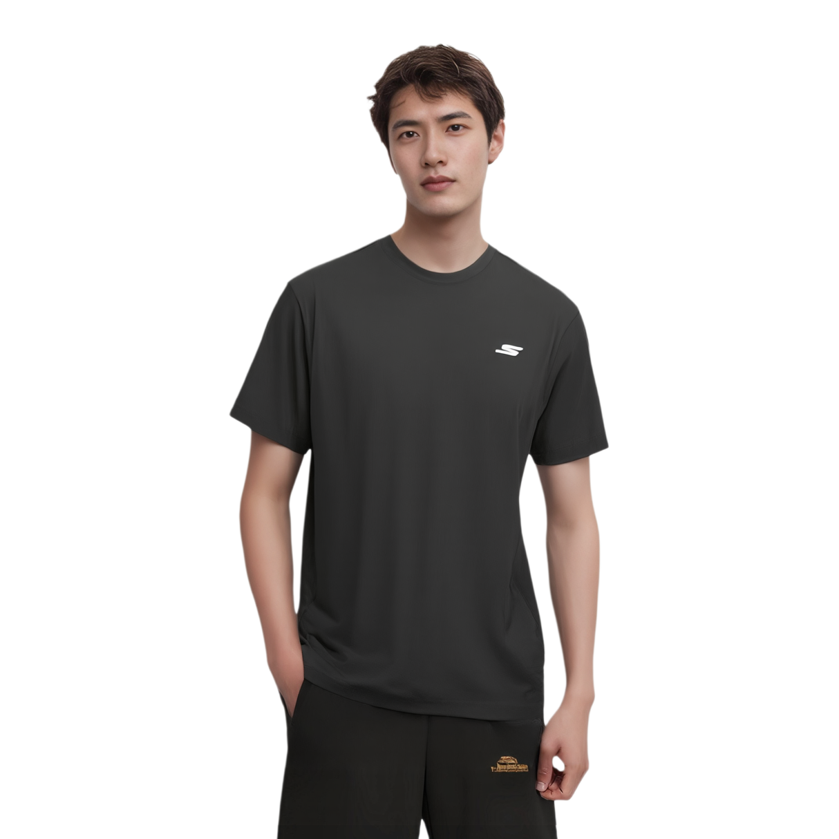 Skechers T Shirt Men’s Carbon Black/0018