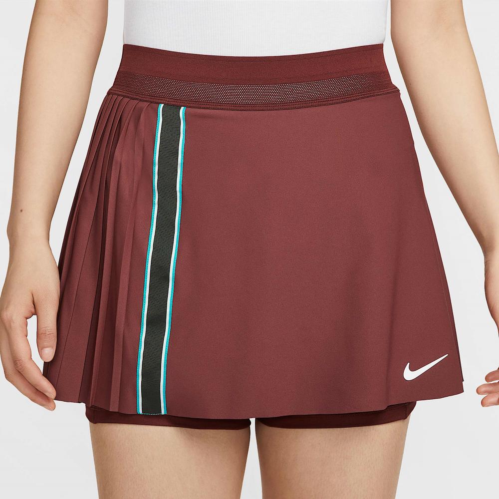 Nike Court SlamDri Fit SS25 Casual Short Skirts Women’s Dark Team Red/Dark Red/White Color