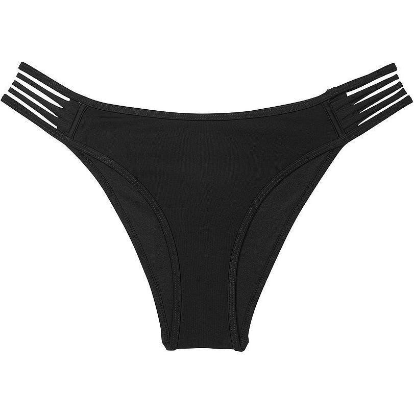 Victoria’s Secret PINK Archives Swim Strappy Hipster Brazilian Bikini Bottom/B Swimming Shorts Women’s Black