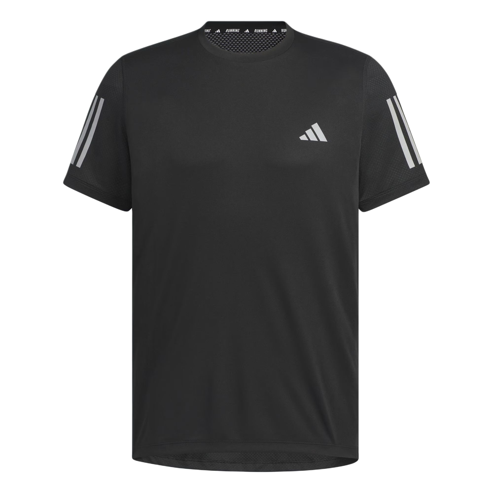Adidas Own The Run Climacool COOLER Running T Shirt Men's Black/Dark Silver Gray