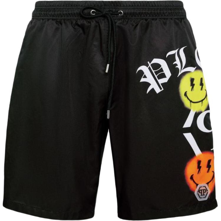 Philipp Plein logo-print swim shorts