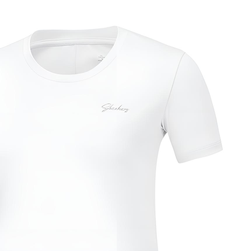 Skechers GODRI SS25 Quick Dry T Shirts Women’s Bright White/0019