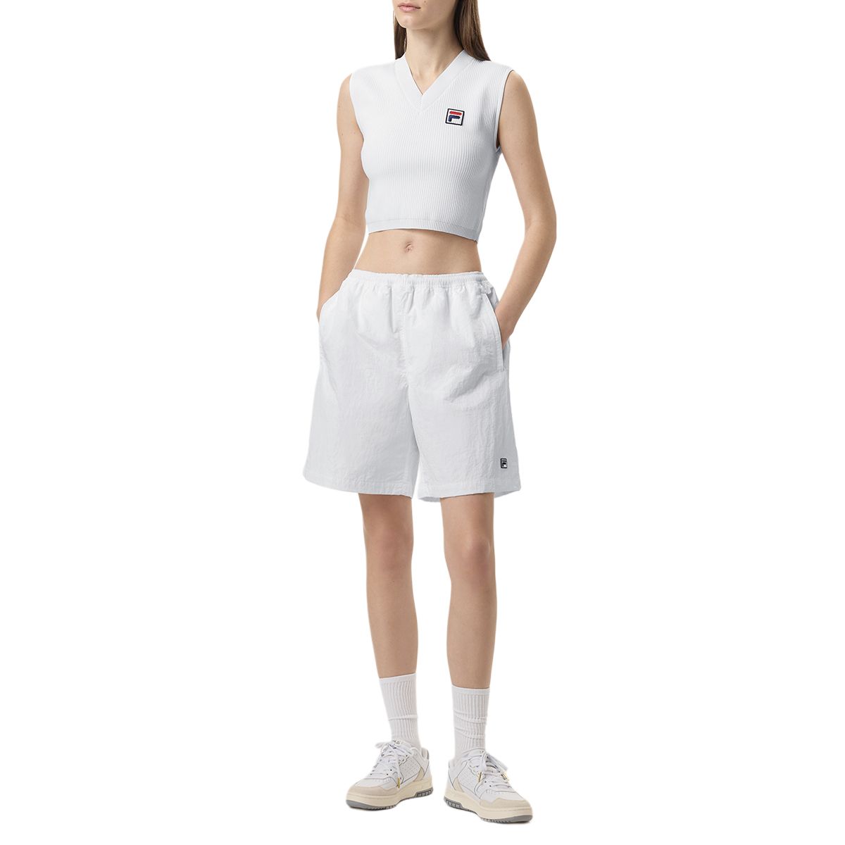 FILA x Hailey Tennis Top Women’s White