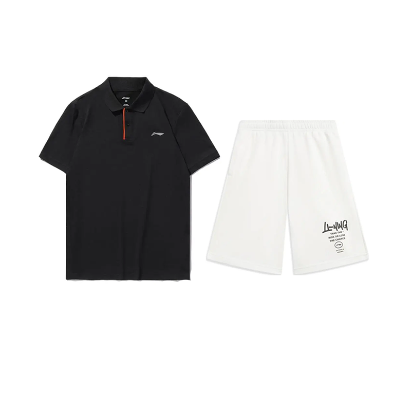 Li Ning Casual Sportswear Unisex Black+White