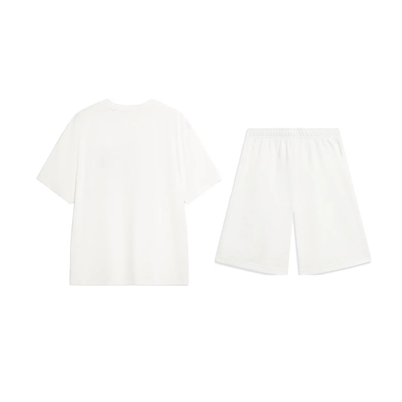 Li Ning Casual Sportswear Unisex White+White