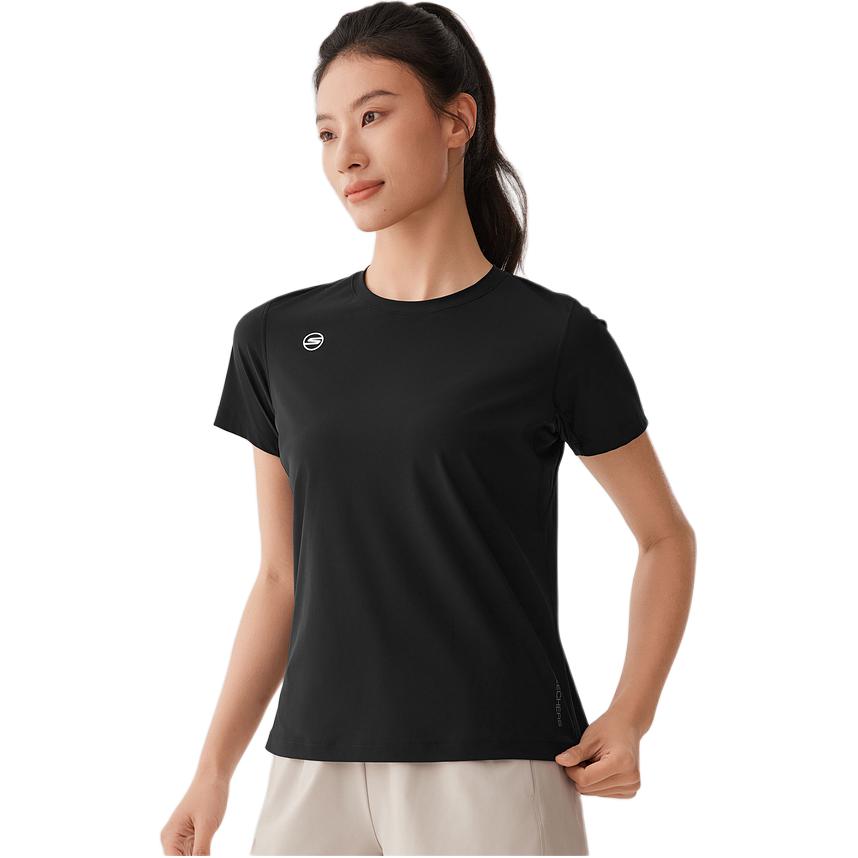 Skechers GODRI T Shirt Women’s Carbon Black